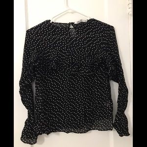 Zara Polka Dot Blouse